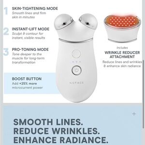 NuFace White and Silver Skincare Device